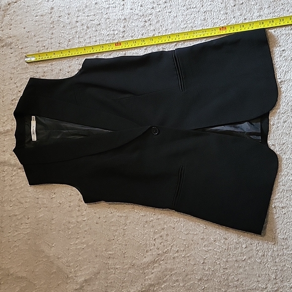 RICKI'S~ Oversized Button Vest, Black, XS - Picture 4 of 5